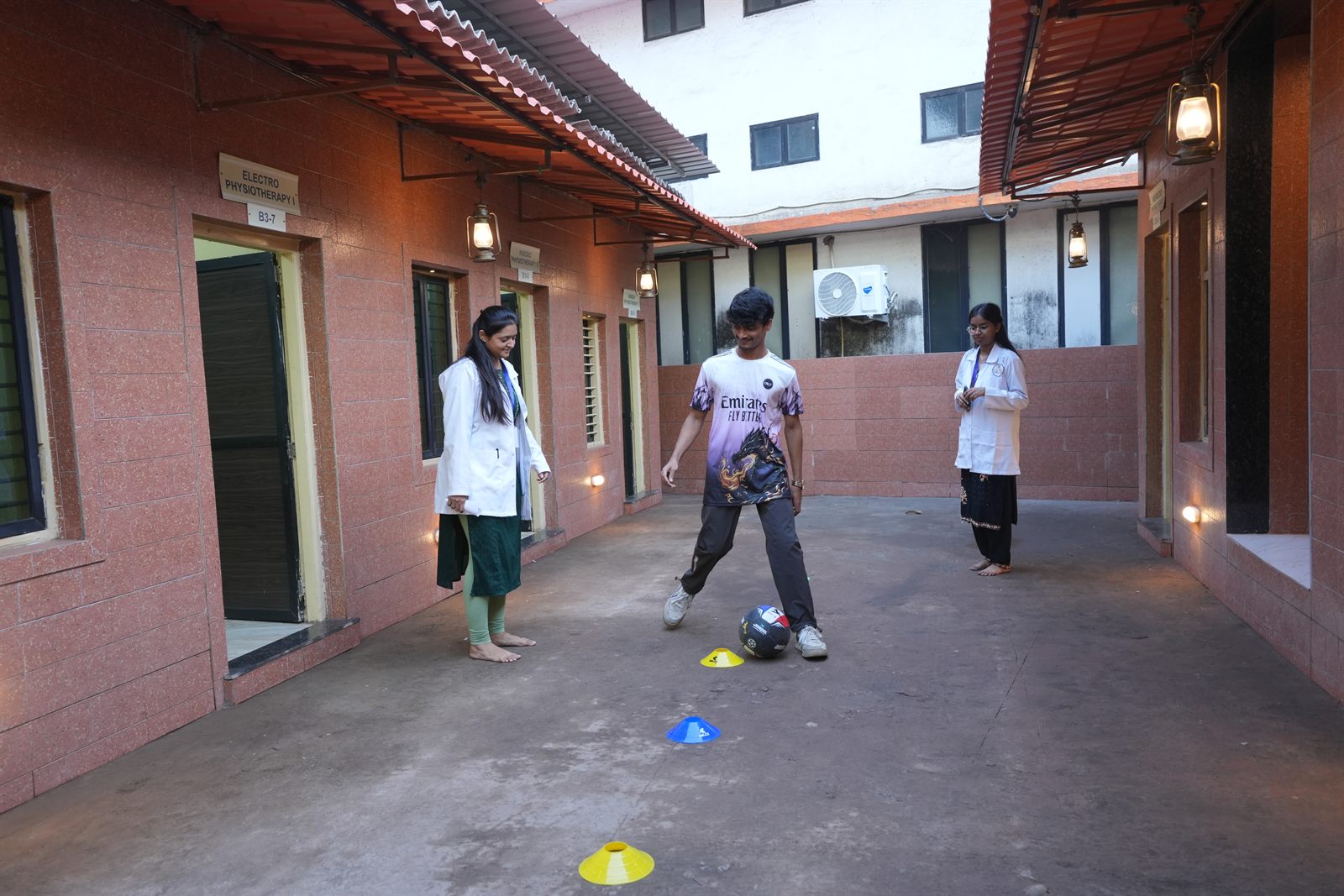 Sports rehabilitation training at Iris Centre of Physiotherapy